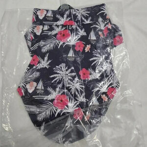 Doggie Design Hawaiian Camp Shirt Sz Med NWT